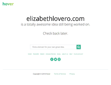 Tablet Screenshot of elizabethlovero.com